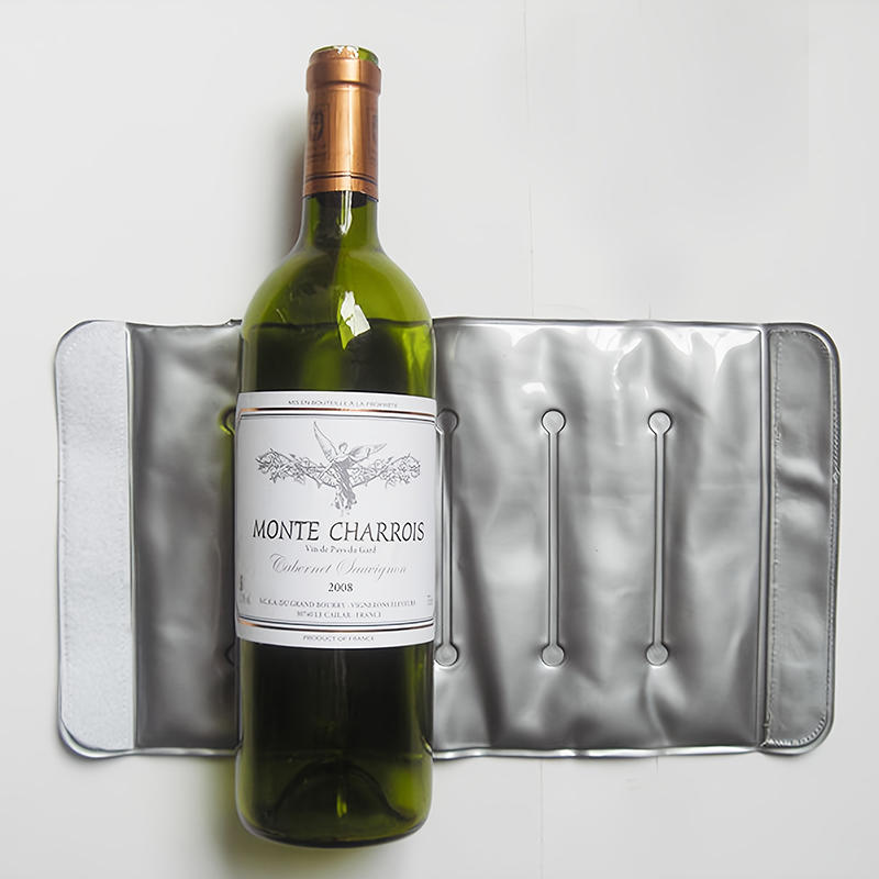 Wine Chiller Sleeve - غلاف تبريد محمول للزجاجات مع جل