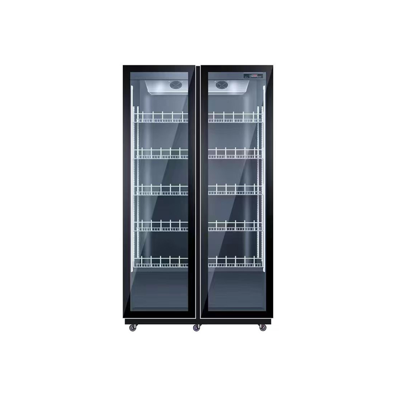 Wine Beer Dual Zone - ثلاجة تبريد الهواء بباب مزدوج، خزانة