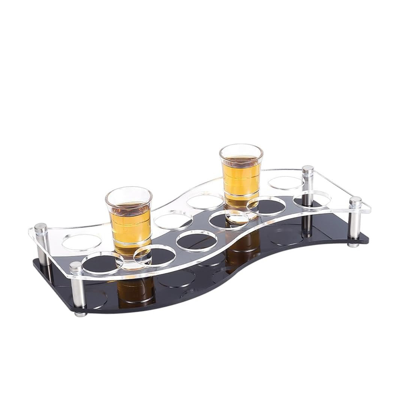 Wine Beer Rack - حامل أكواب شوت بـ 12 فتحة،