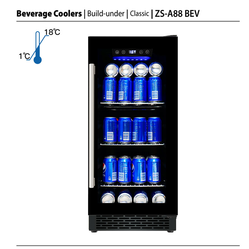 Oem شرب صغير بار الثلاجة مخصص  - مراجعة Wine Beer Dual Zone وسعره