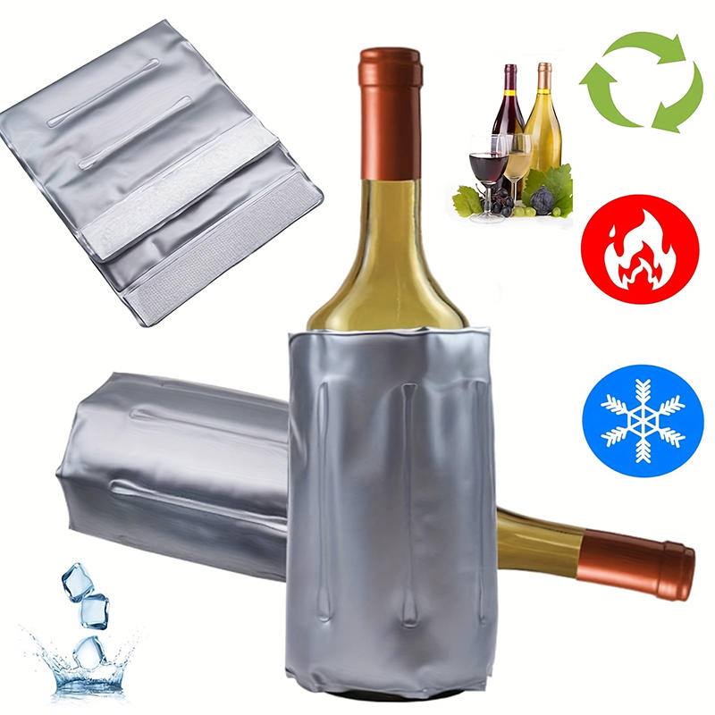 غلاف تبريد محمول للزجاجات مع ج - مراجعة Wine Chiller Sleeve وسعره