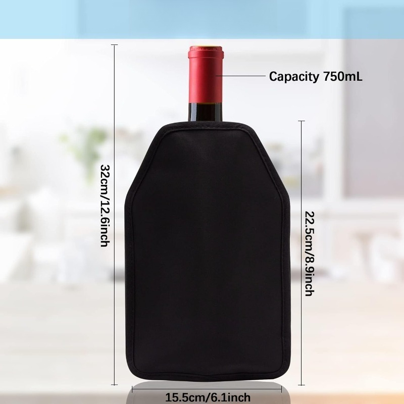 غلاف نايلون للنبيذ مع جل تبريد - مراجعة Wine Chiller Sleeve وسعره