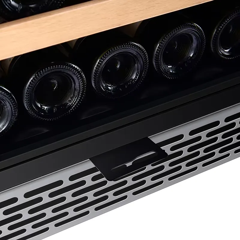 ثلاجة نبيذ بسعة 48 زجاجة مع با - مراجعة Wine Beer Dual Zone وسعره