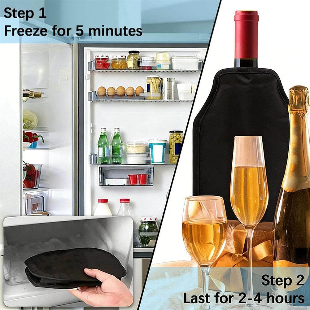 حافظة تبريد النبيذ الجليدية ال - مراجعة Wine Chiller Sleeve وسعره