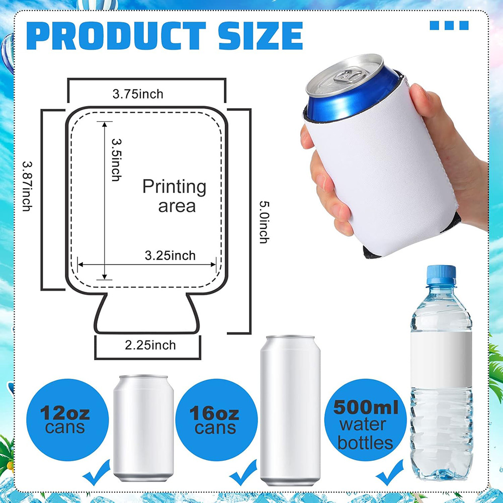 10-50 قطعة من أغطية علب المشرو - مراجعة Wine Chiller Sleeve وسعره