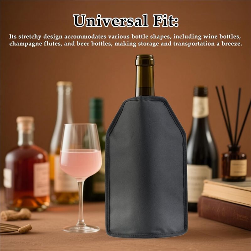 غطاء تبريد النبيذ AB02، مبرد ج - مراجعة Wine Chiller Sleeve وسعره