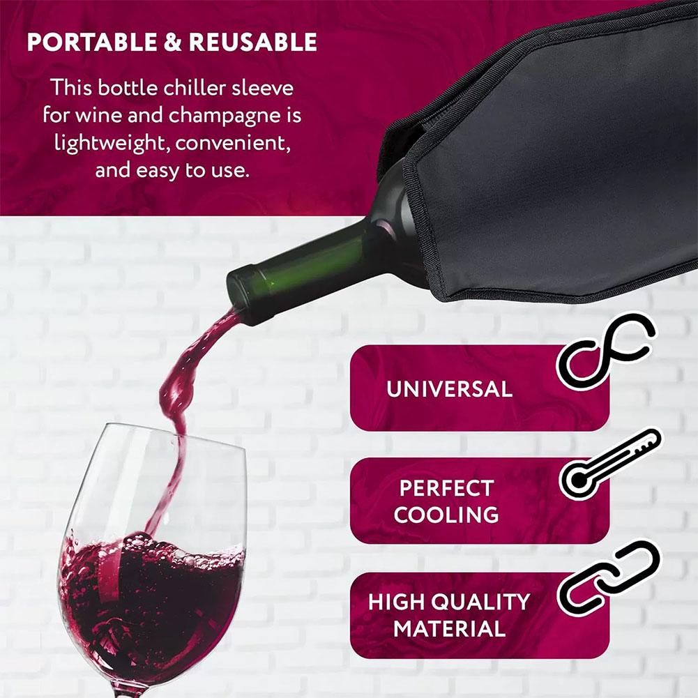 حقيبة تبريد نايلون جديدة متعدد - مراجعة Wine Chiller Sleeve وسعره