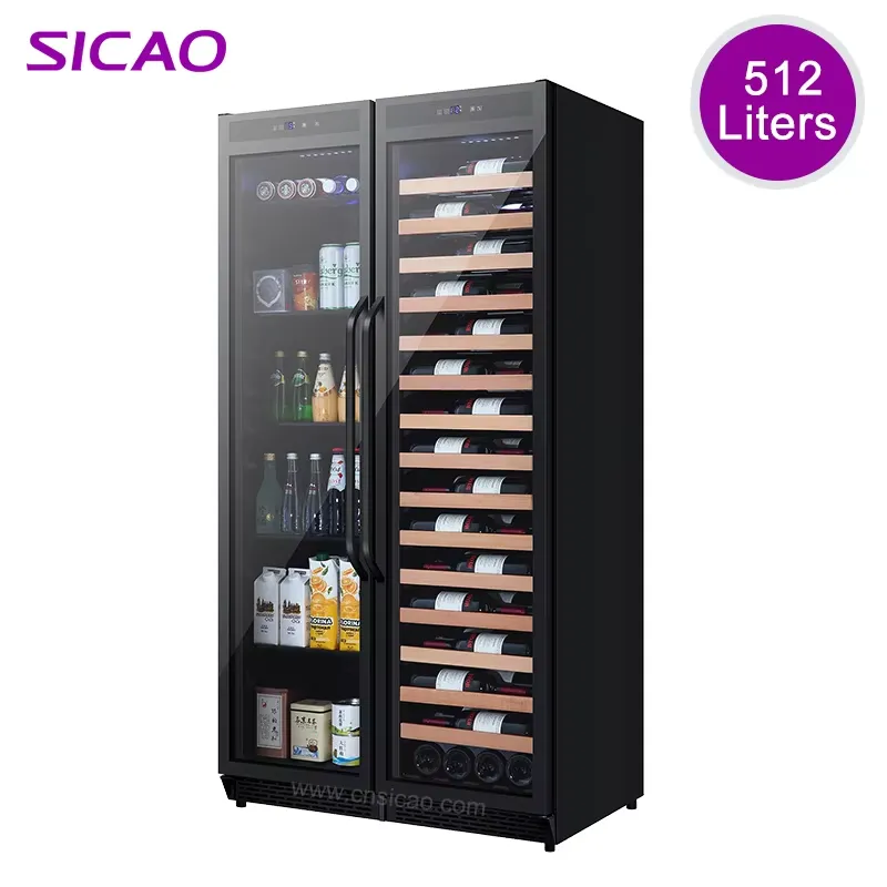 ثلاجة مشروبات مدمجة ببابين، مب - مراجعة Wine Beer Dual Zone وسعره