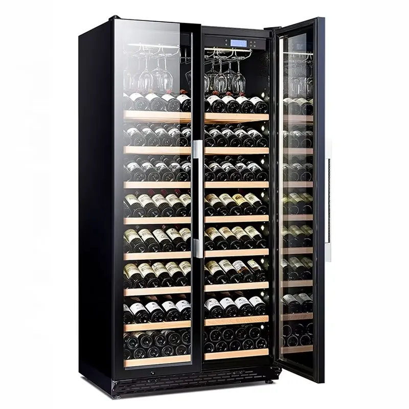 ثلاجة نبيذ كبيرة السعة 735 لتر - مراجعة Wine Beer Dual Zone وسعره